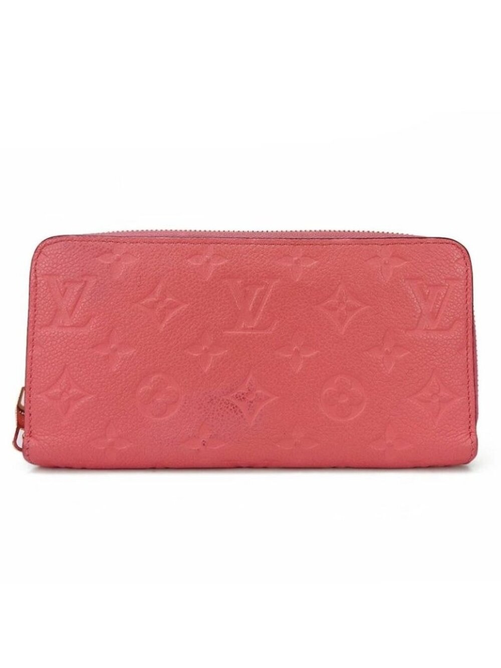 Louis Vuitton Long Wallet Monogram Empreinte Blossom Pink Gold Hardware